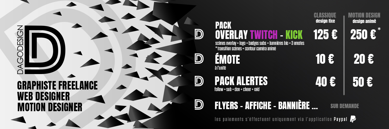 DagoDesign - graphiste freelance banner