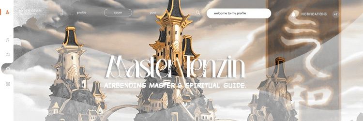 བསྟན་འཛིན ー 𝐓𝐄𝐍𝐙𝐈𝐍． banner