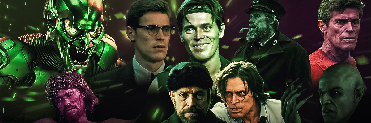 Willem Dafoe's Green Goblety Gook banner