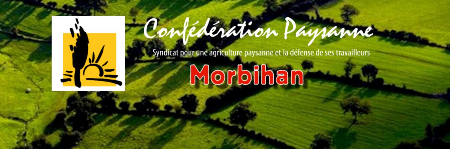 Confédération Paysanne du Morbihan banner