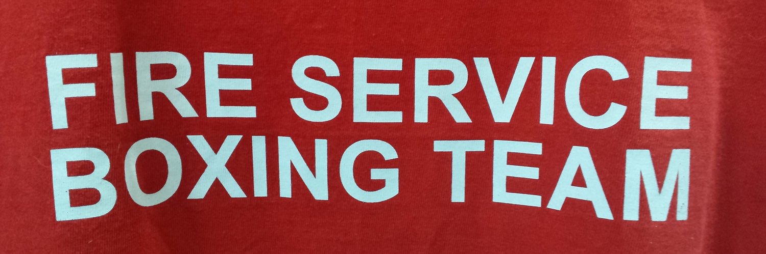 North East Fire Service Boxing banner