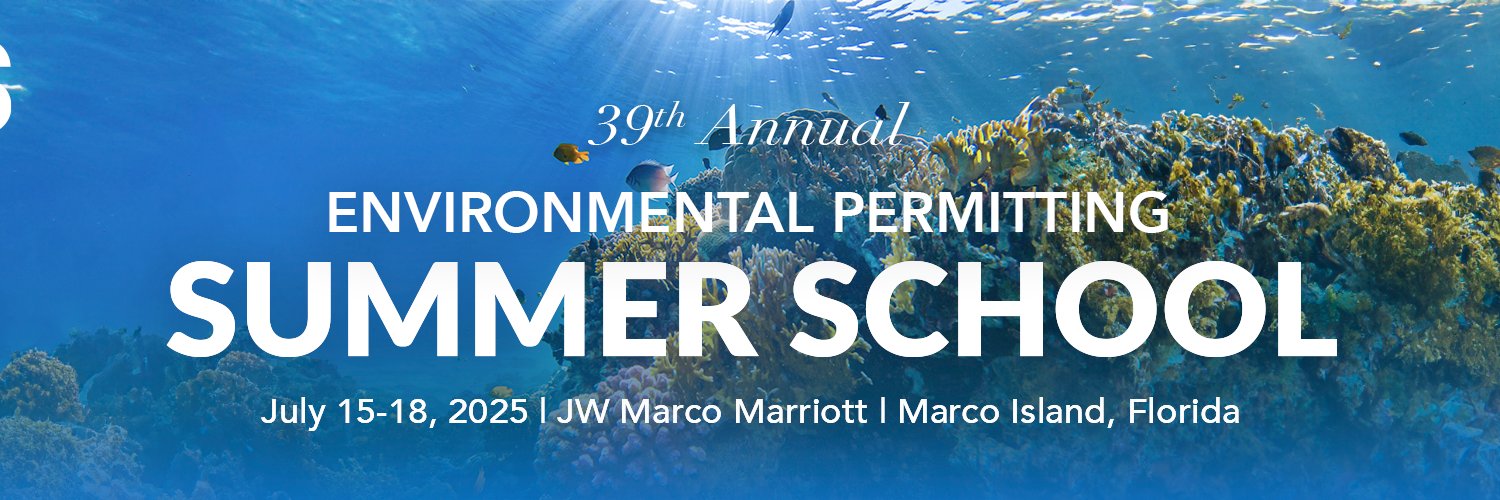 Florida's Environmental Permitting Summer School banner