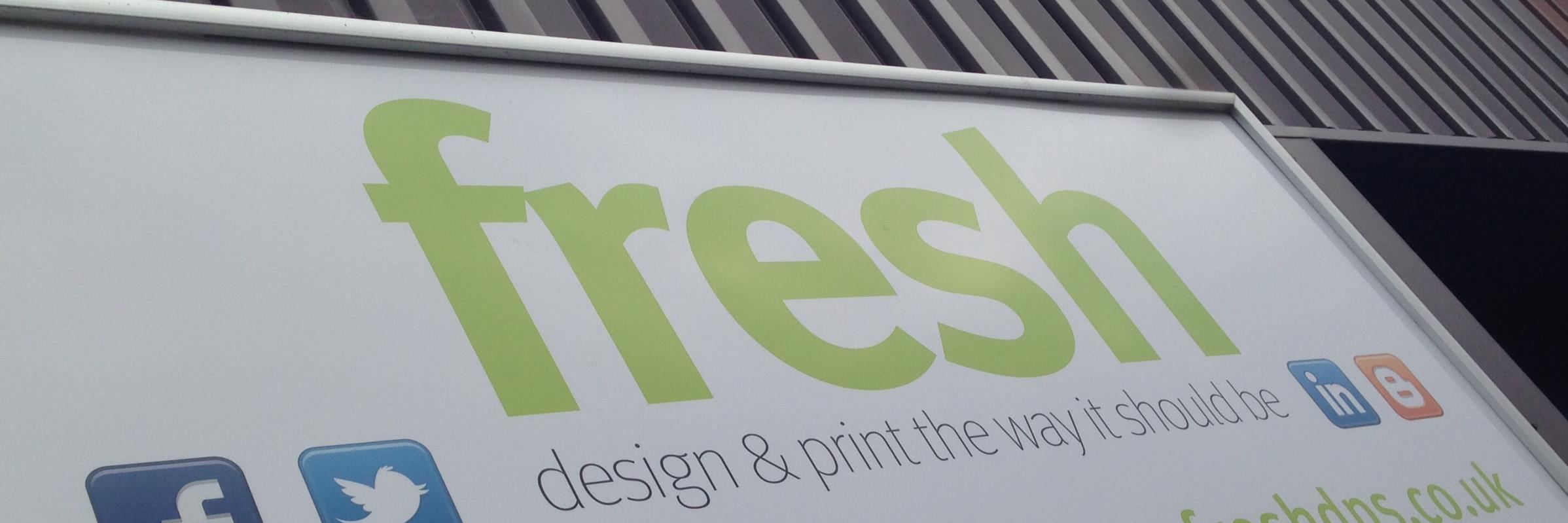 Fresh Design & Print banner