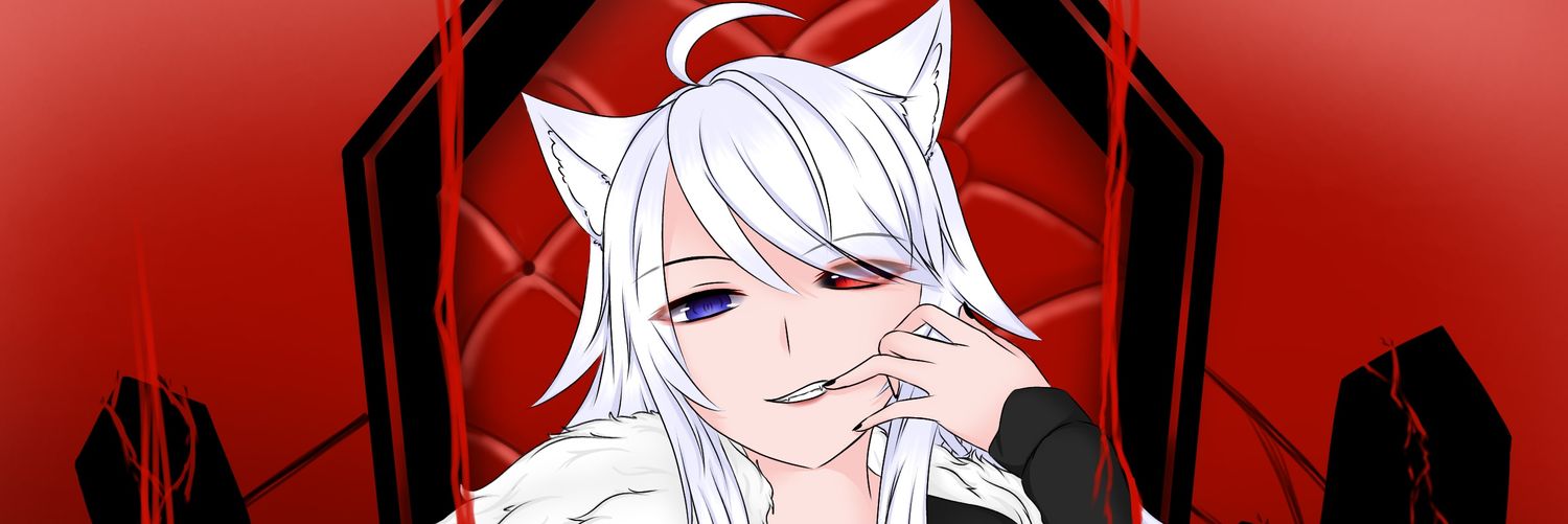 『Kaimon Official』🐱🔪 CUTE CHAOTIC VTUBER banner