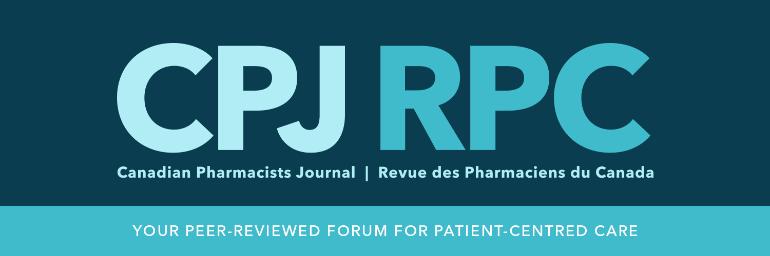Canadian Pharmacists Journal banner