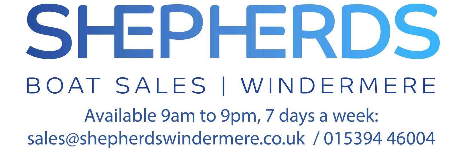 Shepherds Boat Sales - Windermere Marina Village banner