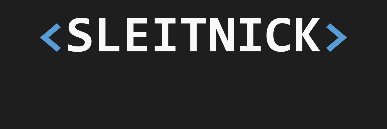 sleitnick's banner