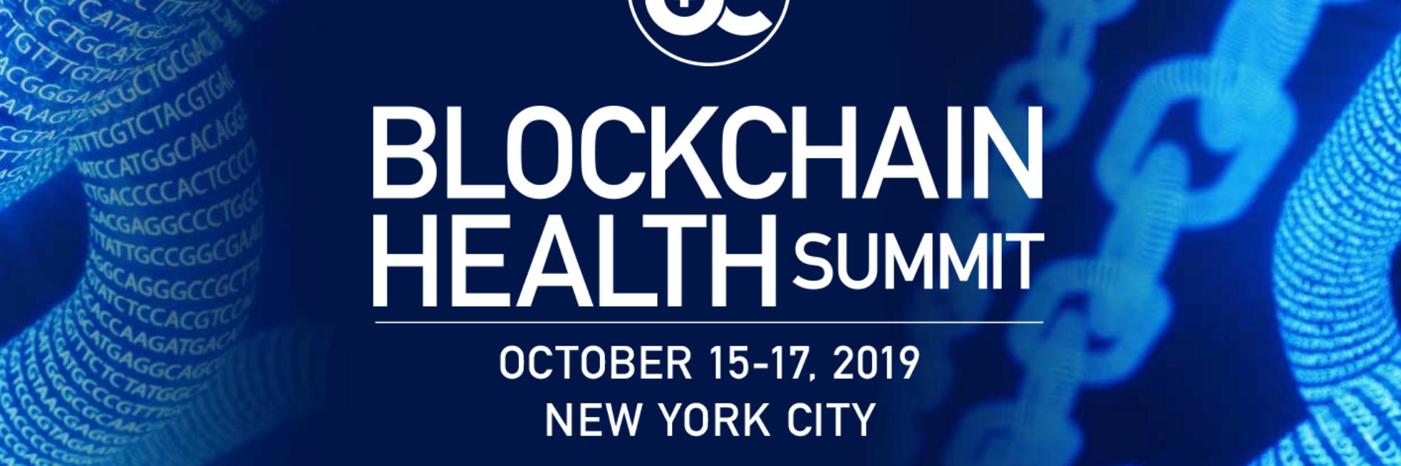 Blockchain Health Summit banner