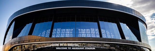 Allegiant Stadium's banner