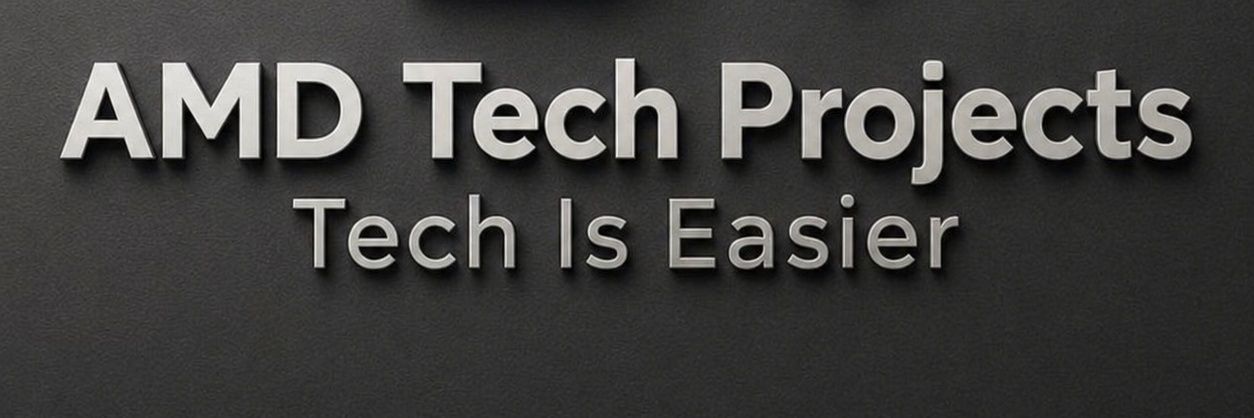 amdtechprojects's profile banner image