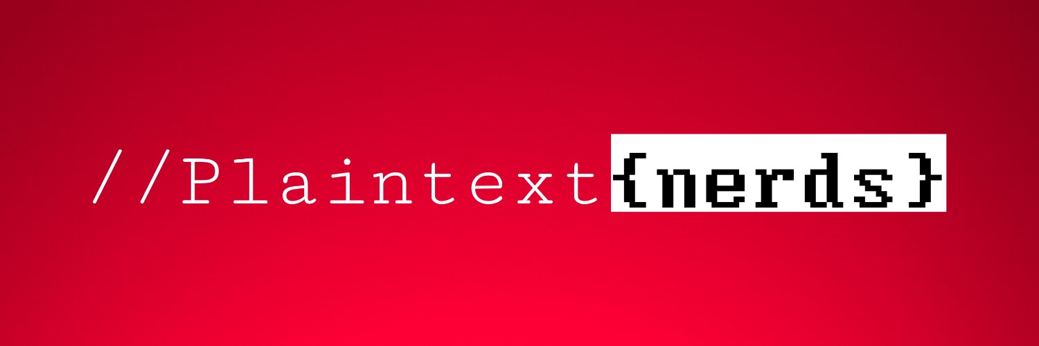 Plaintextnerds banner