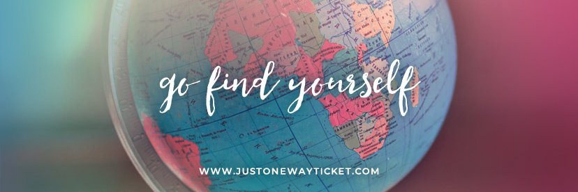Just One Way Ticket banner