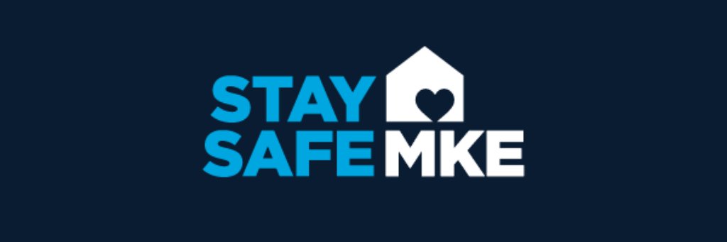 Milwaukee County #StaySafeMKE banner