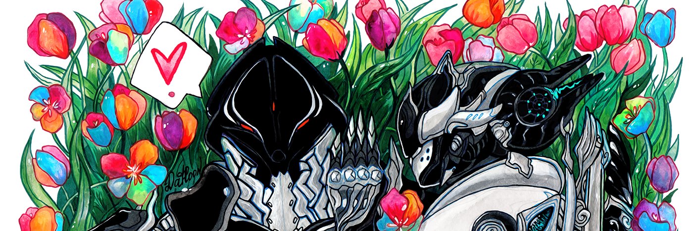 All my art is on bluesky now! banner