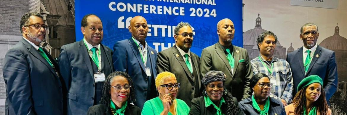 Windrush National Organisation WNO. W.Movement UK's banner