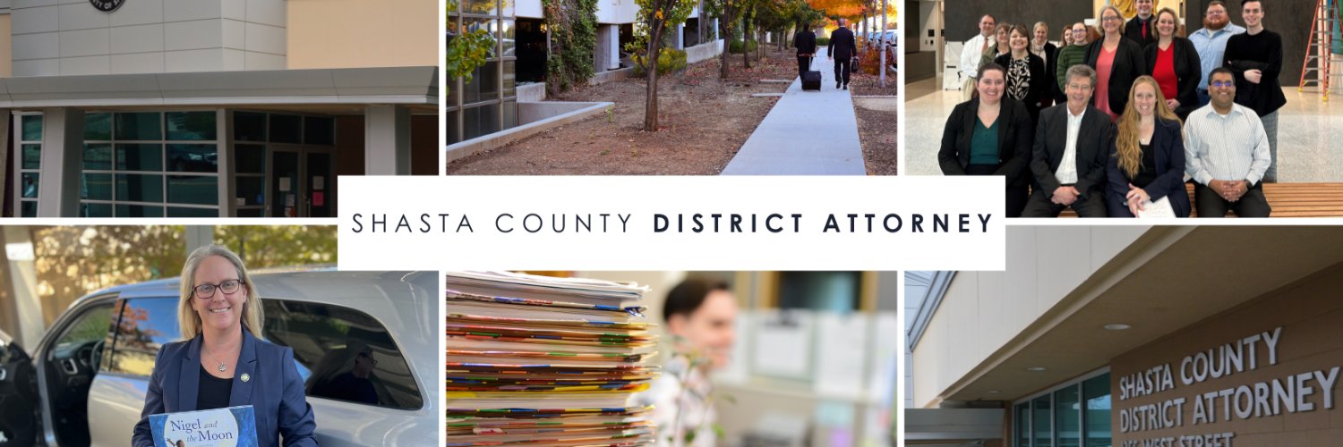 Shasta County District Attorney's Office banner