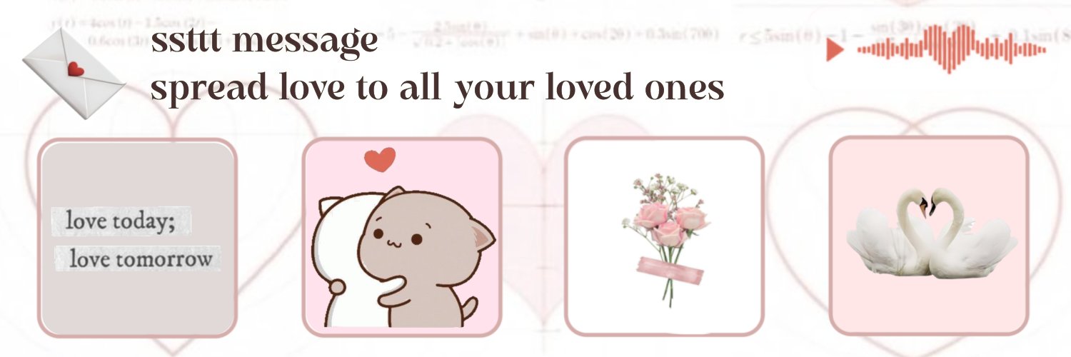 ssstt message 💕 ( only Rp ) banner