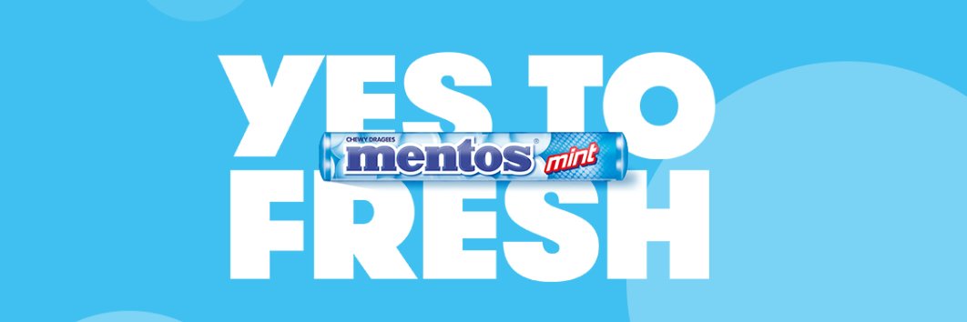 Mentos India banner