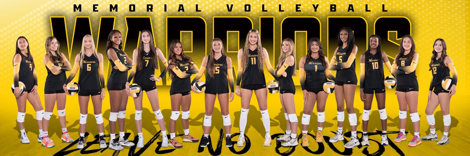 Memorial Volleyball banner