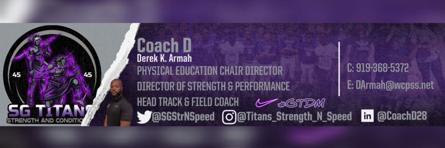 Titans Strength & Speed 💪🏾🎓💪 🏋💨 banner