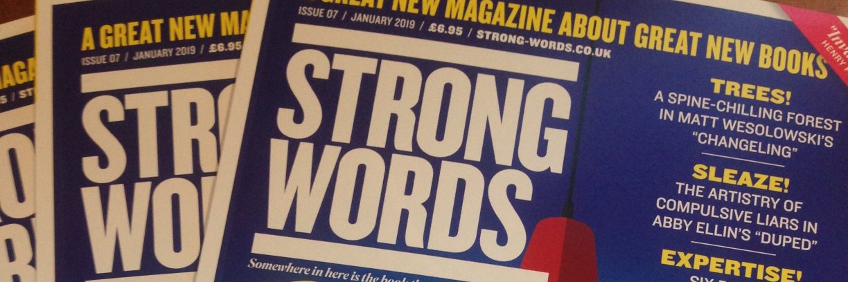 Strong Words Magazine banner