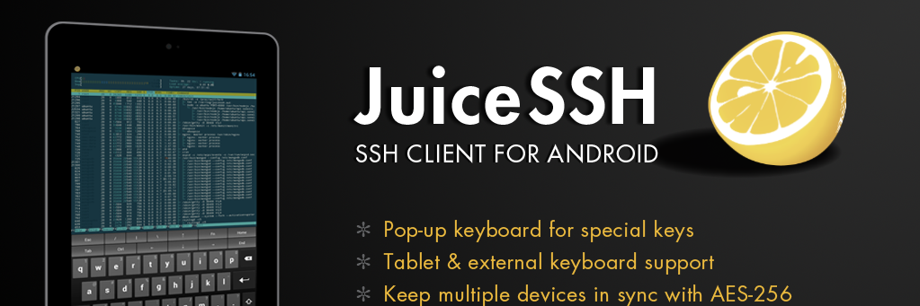 JuiceSSH banner