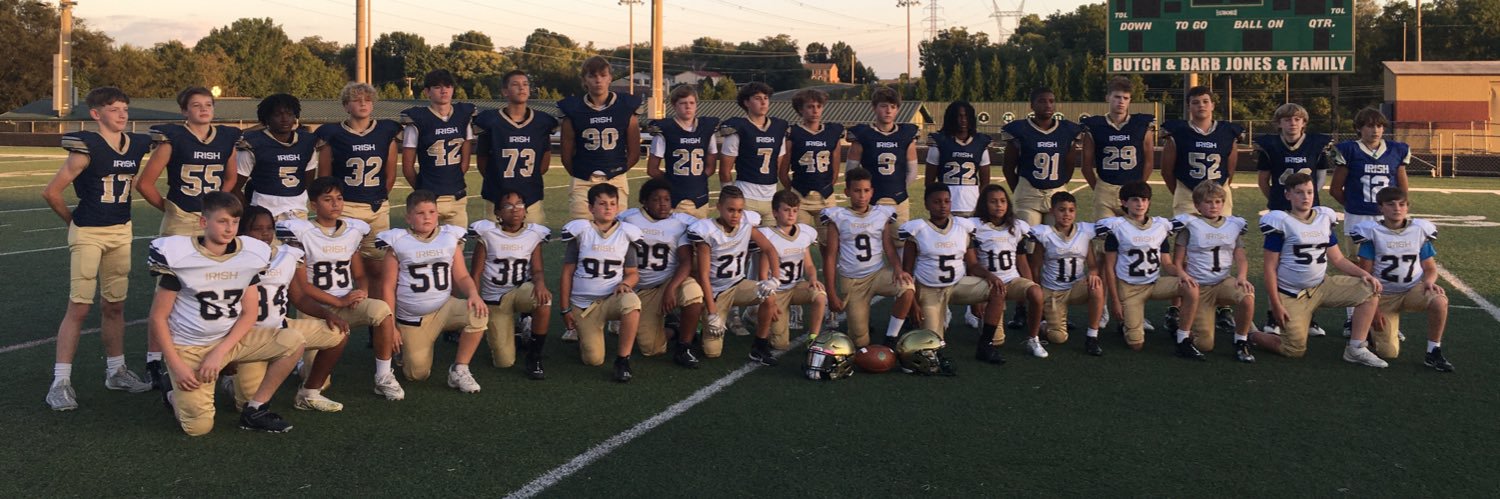 Catholic Youth Football - Knoxville ☘🏈🏆🎓 banner