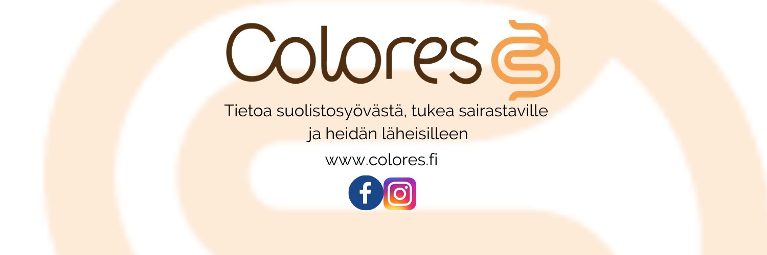 Colores - Suomen Suolistosyöpäyhdistys banner