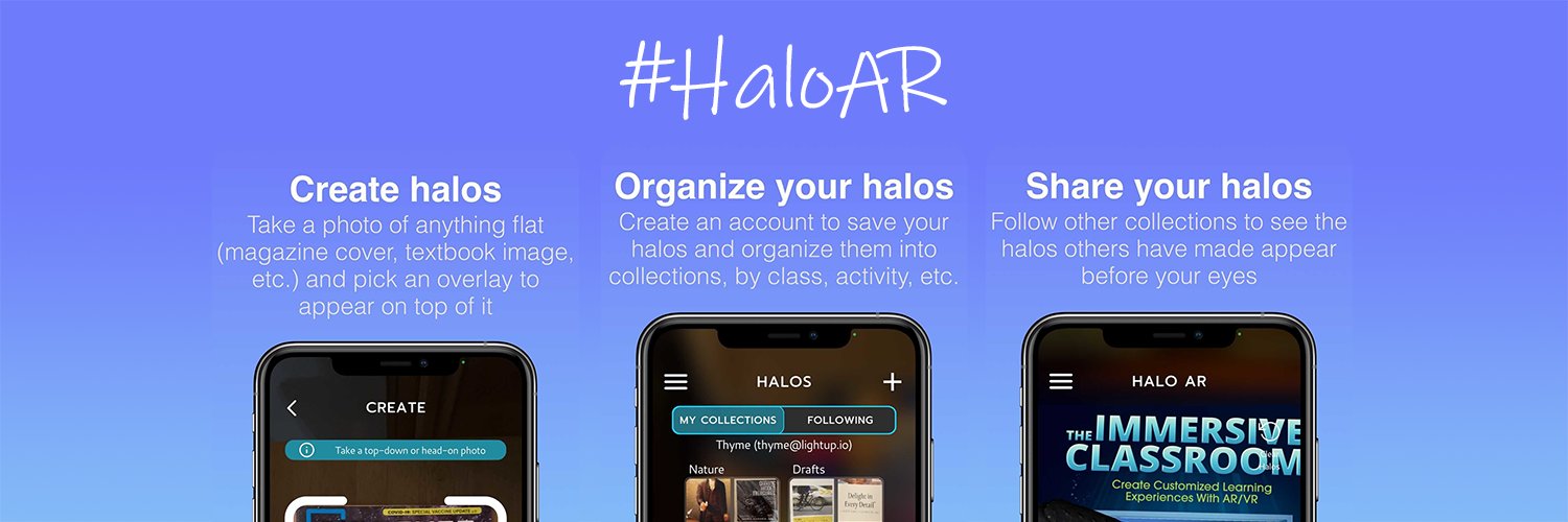 Halo AR by LightUp banner