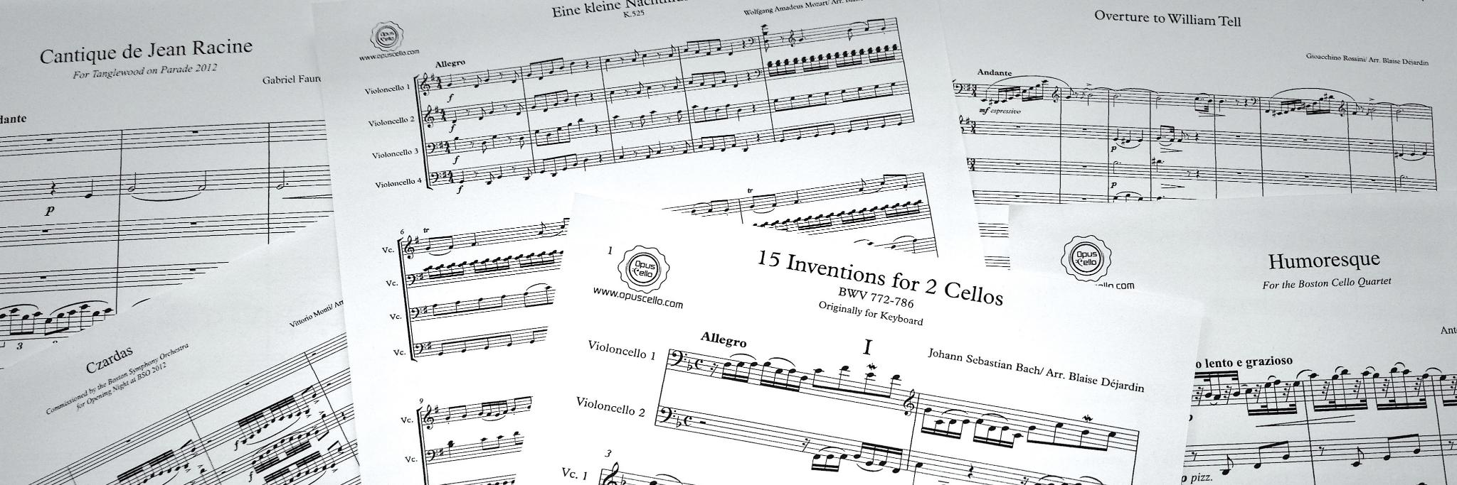 Opus Cello banner
