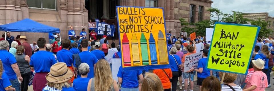 Students for Gun Legislation banner