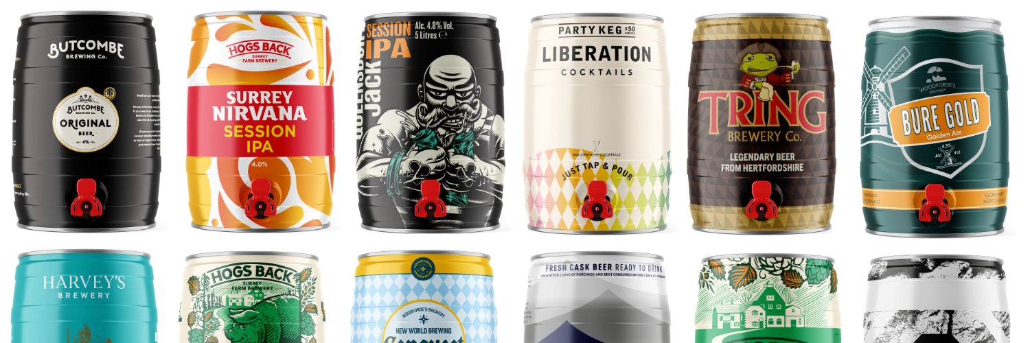 European Malt Co Ltd- Mini kegs, Maximum fun! banner