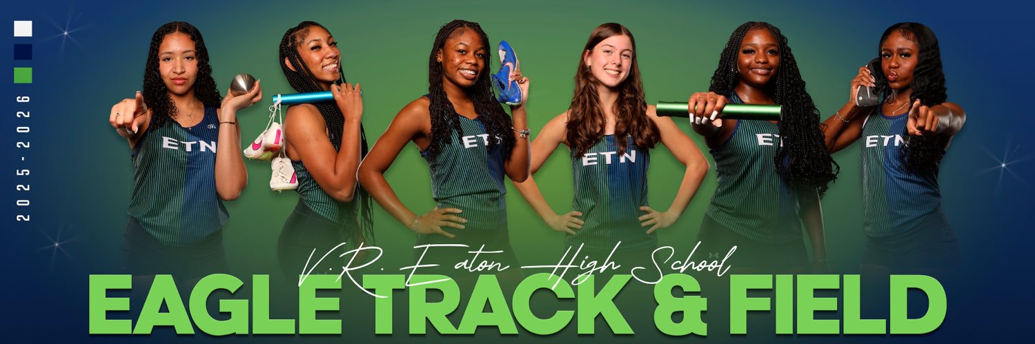 Eaton HS Lady Eagles Track & Field banner