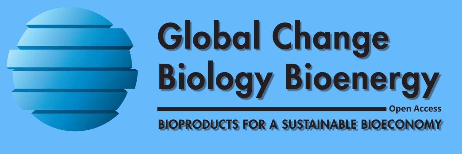 Global Change Biology Bioenergy banner