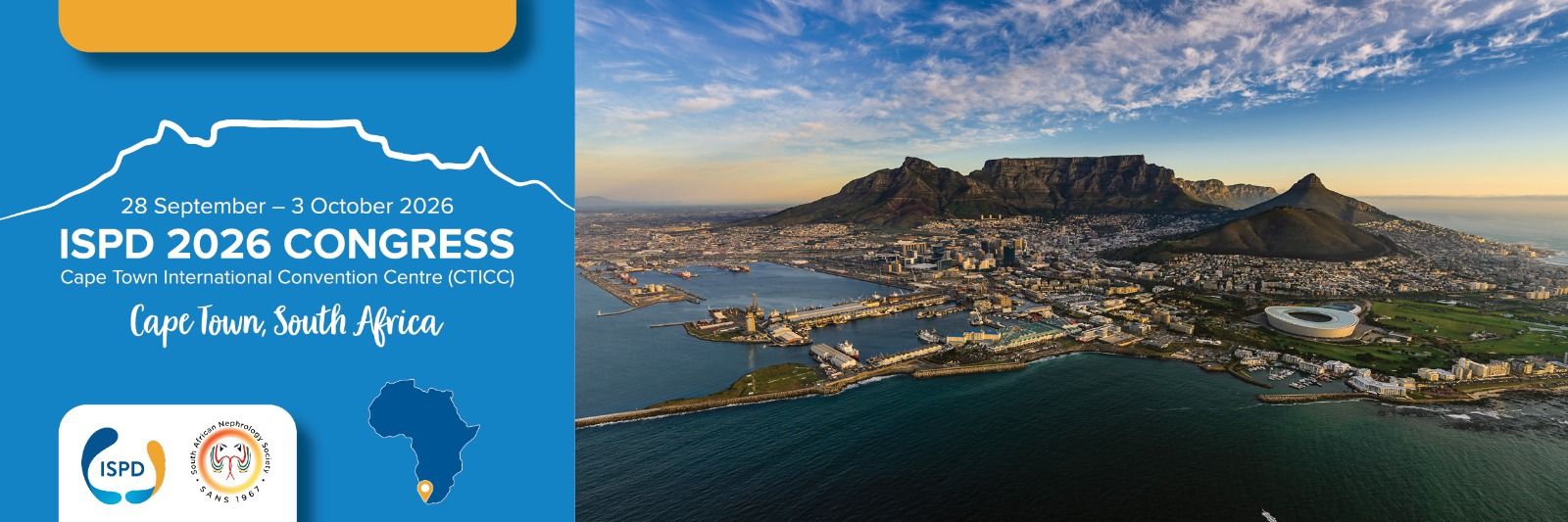 ISPD 2026 Cape Town Congress banner