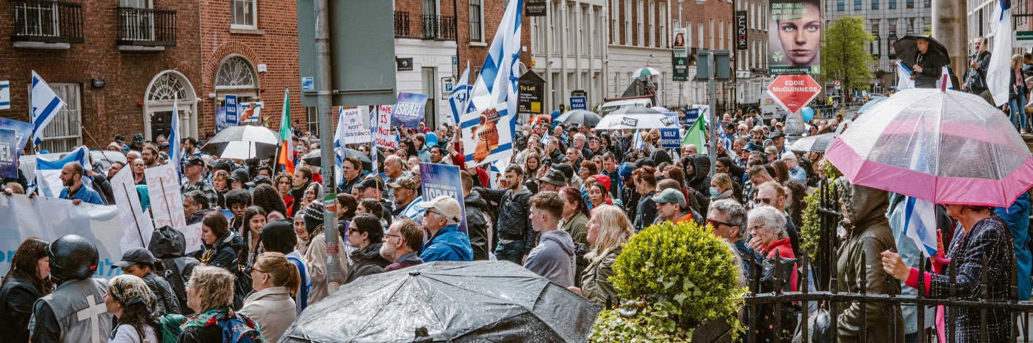 Ireland Israel Alliance's banner