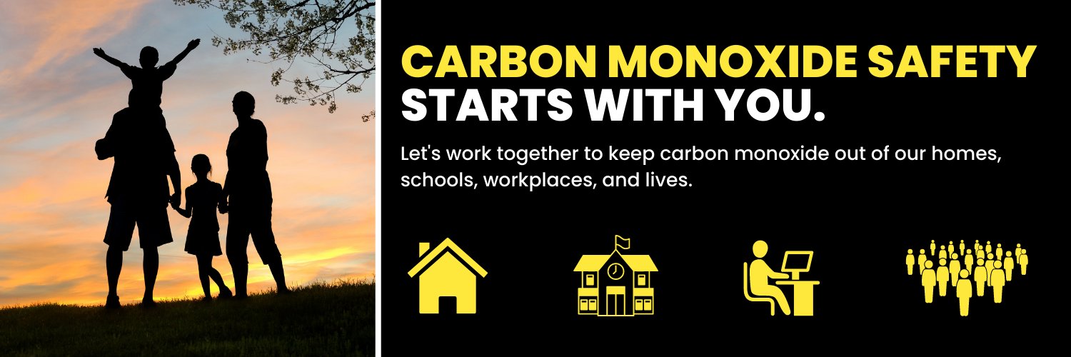 National Carbon Monoxide Awareness Association banner