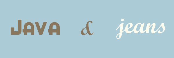 Java and Jeans banner
