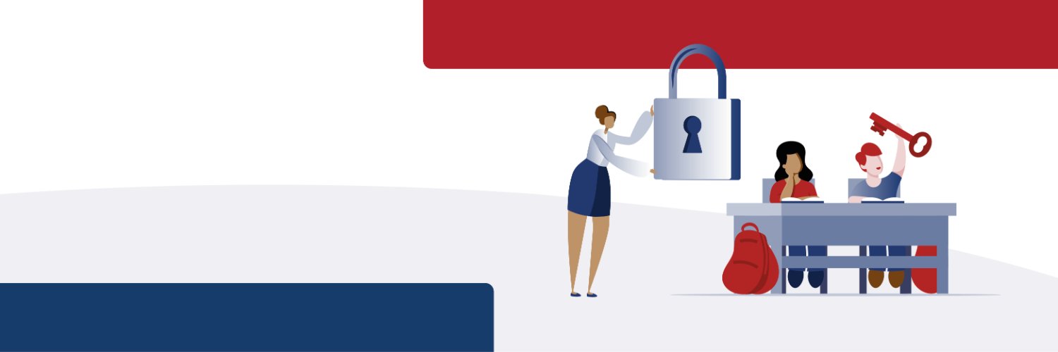 Privacy op School banner