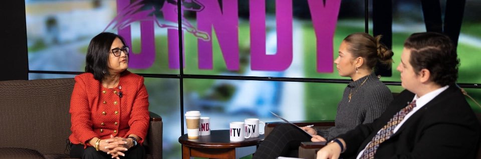 UIndy Department of Communication banner