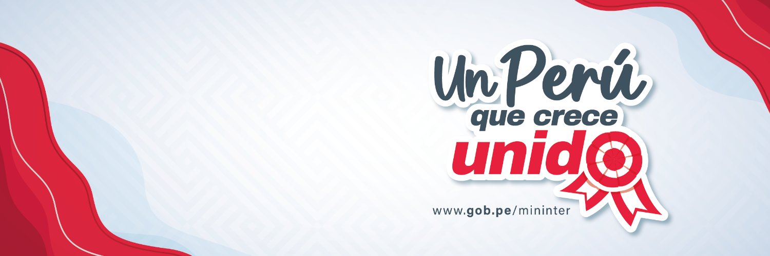Ministerio del Interior 🇵🇪's banner