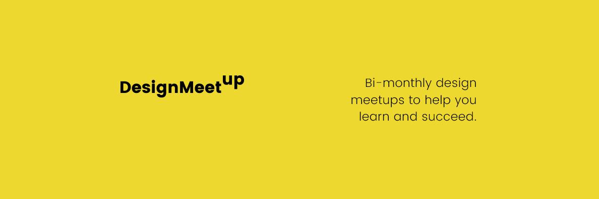 Design Meetup banner