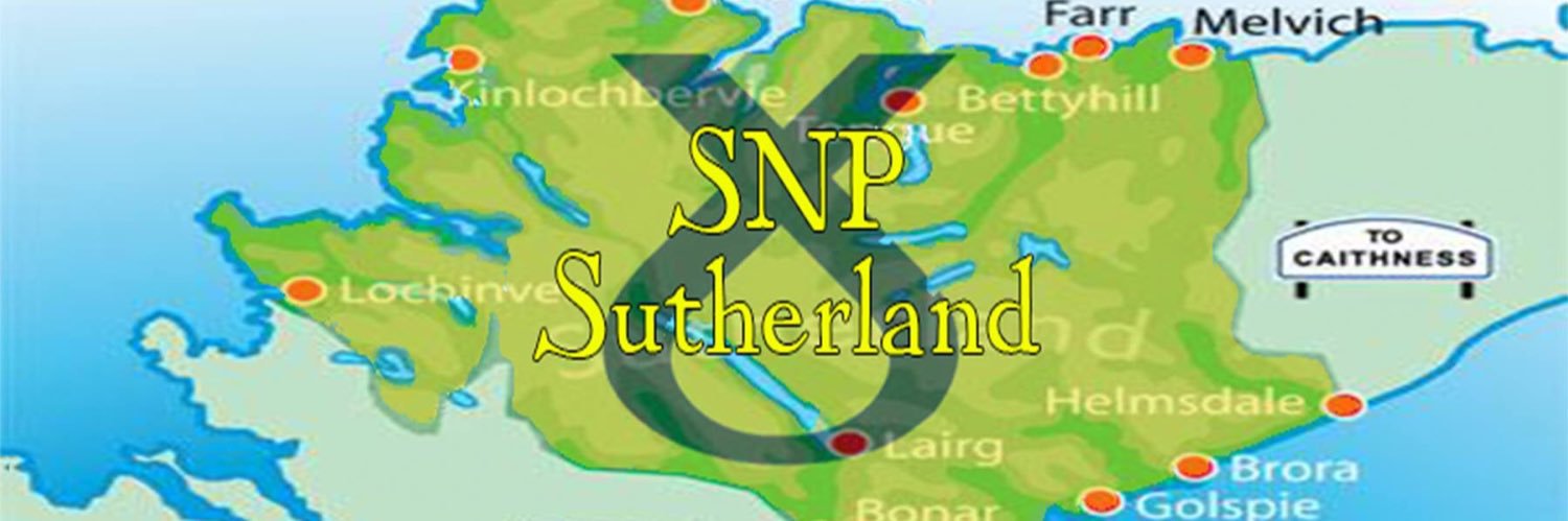 SNP Sutherland Branch banner