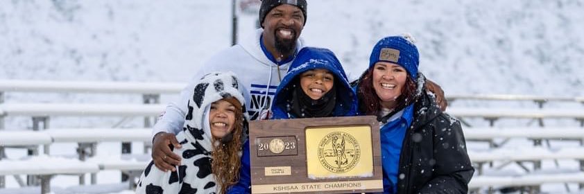 Coach Washington's banner