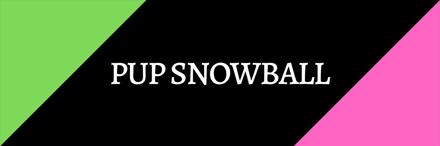 Pup Snowball banner