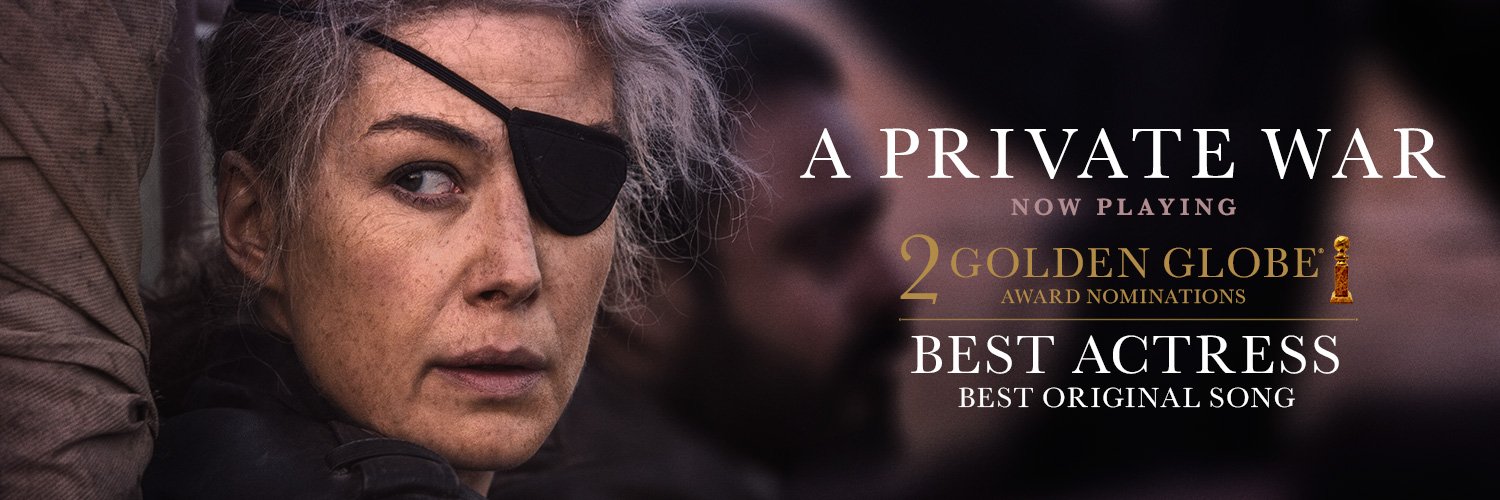 A Private War banner