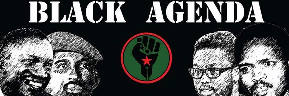 BLACK FIRST LAND FIRST's banner