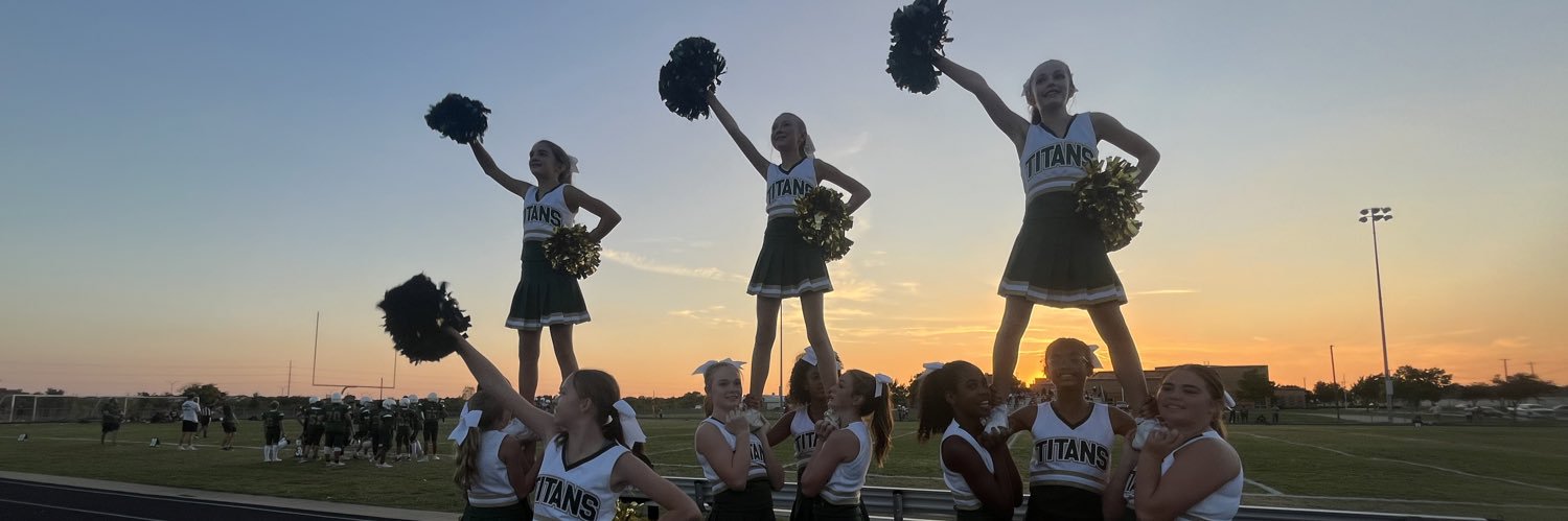 TSMS Titan Cheer banner