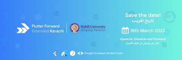 FlutterKarachi Profile Banner