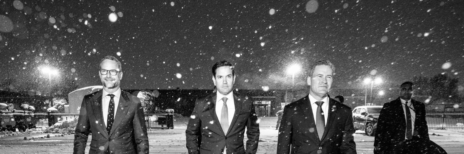 Adam Boehler's banner